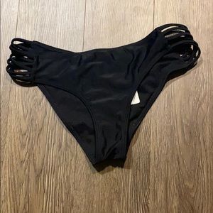 Hollister Black Cheeky Bikini Bottom